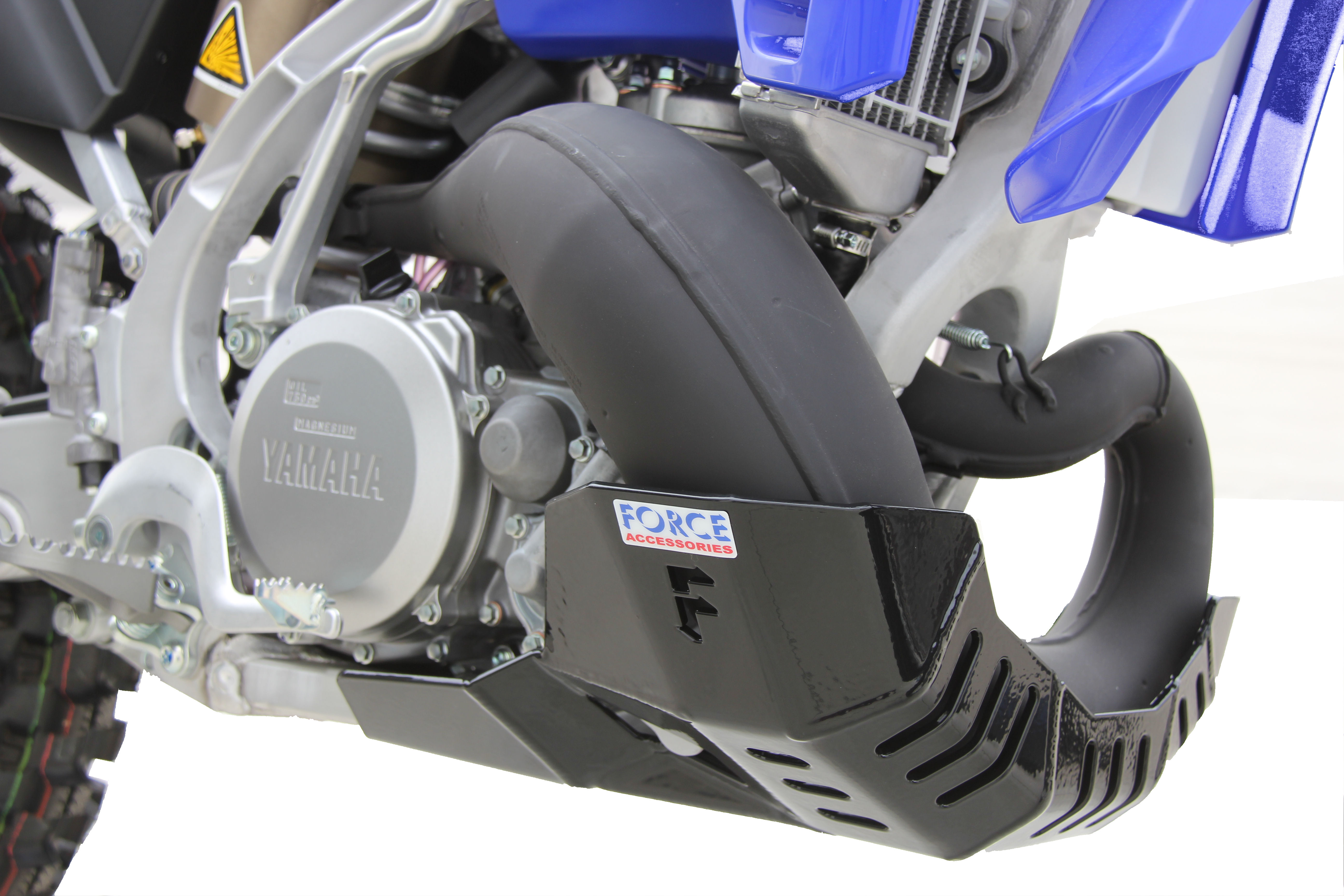 Yamaha YZ250 20162021 / YZ250X 20162021 Bash Plate with Pipe Guard